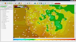 F5Data Weather Forecast Software Tutorial: The Menu