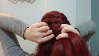 Πως Κάνω Γαλλική Πλεξούδα Μόνη μου French braid tutorial