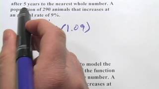Word Problems with Exponential Functions