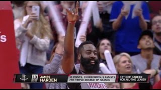 哈登（James Harden）Full Highlights 2016 12 31 vs快艇