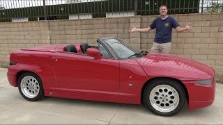 Alfa Romeo RZ - это одна из самых необычных спортивных машин 90’х