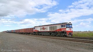 9721V SCT Container Train With CSR012 Enters Gheringhap Loop (9/10/2022) - PoathTV Railways