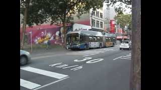 Vancouver trolleybuses on West Hastings