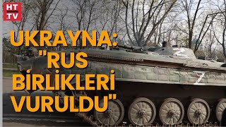 Ukrayna Rusya'nın gemilerini vurdu! İşte o görüntüler...