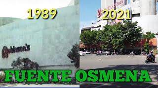 FUENTE OSMENA - MANGO AVENUE before and now,  let's go down memory lane in 1989