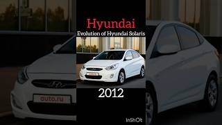 🟠Evolution of Hyundai Solaris (2010~2023) #shorts#sorts#car#youtube#evolution#hyundai#solaris#рекиии