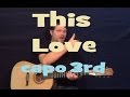 This Love (Maroon 5) Easy Guitar Lesson Strum Chords How to Play This Love Tutorial EAmDmCGDF