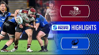 HIGHLIGHTS | REDS v FORCE | Super Rugby Pacific 2024 | Round 14