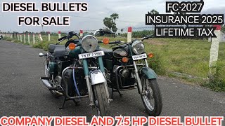 COMPANY DIESEL 7.5HP DIESEL BULLET FORSALE#automobile #dieselbullet #bike #bikelover #bikeride #vlog