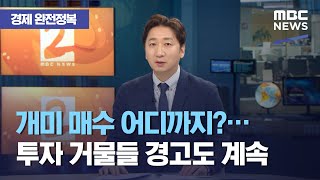 [경제 완전정복] 개미 매수 어디까지?…투자 거물들 경고도 계속 (2020.12.10/뉴스외전/MBC)