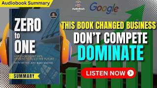 ZERO TO ONE by Peter Thiel with Blake Masters Audiobook | Book Summary in English