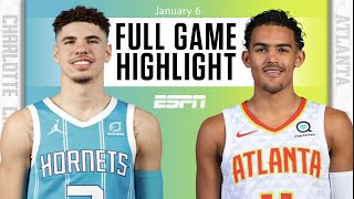 Charlotte Hornets vs. Atlanta Hawks [FULL GAME HIGHLIGHTS] | NBA on ESPN
