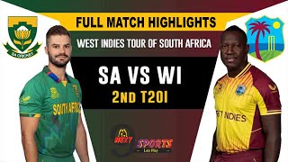 SA vs WI 3RD T20 HIGHLIGHTS | SOUTH AFRICA vs WEST INDIES 3RD T20 HIGHLIGHTS
