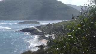 elfi & sonja hiking to Bequia Head...nice view...!