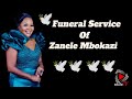 Zanele Mbokazi Funeral Service