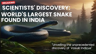 Scientists' discovery World's largest snake found in India