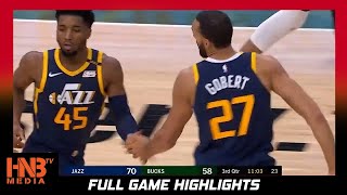 Utah Jazz vs Milwaukee Bucks 1.8.20 | Full Highlights