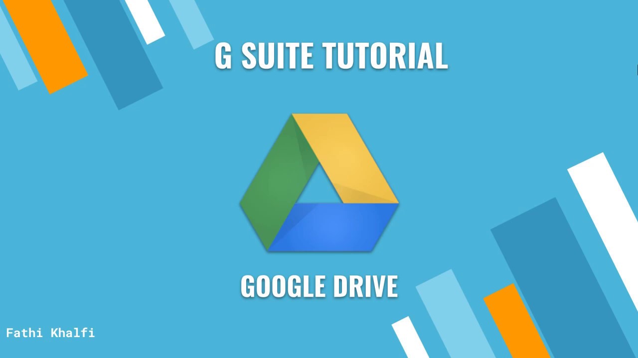Google Drive Tutorial Youtube
