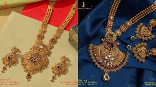 Latest Gold Long Necklace Designs With Weight