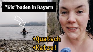 Habe ich mich reingetraut? 🥶 EISBADEN und Schnacken am SCHLIERSEE in Bayern ☺︎