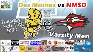 Des Moines vs NMSD - Varsity Men - Feb 11, 2025