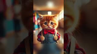 Meow Meow has a bully... #meow #cat #funny #animals #cats #kitten  #unstoppable