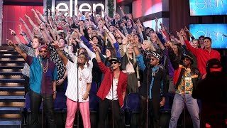 Ellen's Favorite Moments: Mark Ronson and Bruno Mars Perform 'Uptown Funk'