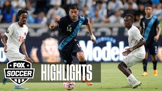 Guatemala vs. Canada Highlights | CONCACAF Gold Cup
