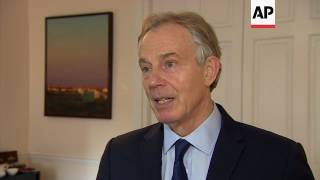 Former UK PM Blair on death of McGuinness