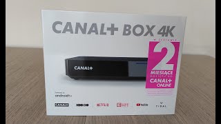 Prezentacja i pierwsze uruchomienie Dekoder Canal+ Box 4K