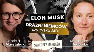 ŚWIAT BEZ MAKIJAŻU #5: Ofensywa Elona Muska w Niemczech, Europa jedzie negocjować z Iranem