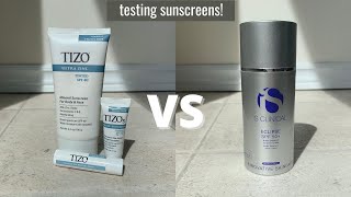 MORNING SKINCARE ROUTINE + TRYING NEW TINTED SUNSCREENS!