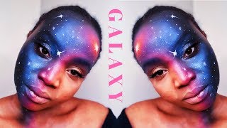 HOW TO: GALAXY MAKEUP NO FACE PAINT NEEDED