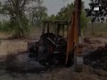 naxals torch jcb in bijapur ani news