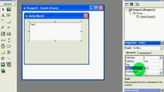 Visual Basic 6 - Tutorial 1 "Hello World"