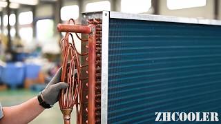 Heat Exchanger condenser evaporator for heat pump and water chiller.  adam@zhcooler.com