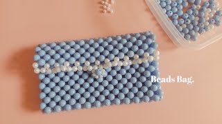 DIY Beads Bag | Beaded Clutch | How To Make Beaded Bag | Tas Manik-Manik | Tas Mute