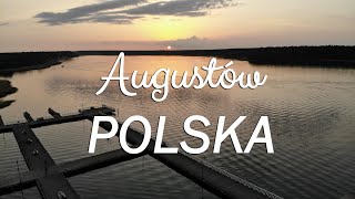 🇵🇱 Augustów 2024 z lotu ptaka. Podlaskie wakacje 4K