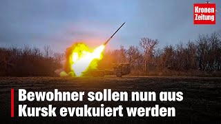 Bewohner sollen nun aus Kursk evakuiert werden | krone.tv NEWS