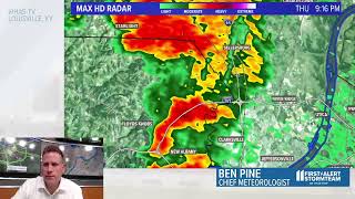 Chief Meteorologist Ben Pine is live!