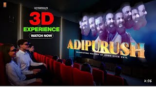 Adipurush 3d Teaser public Reaction In theater || VFX Next Level || Om Raut Director|| Prabhas ||