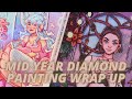 2024 mid year diamond painting wrap up | finishes + wips!