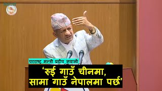 परराष्ट्र मन्त्रीले भने - रुई गाउँ चीनमा पर्छ || Pradeep Gyawali ||