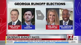 Democrat Raphael Warnock defeats Republican Kelly Loeffler in Georgia runoff