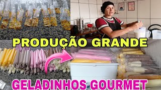 PRODUÇÃO GRANDE DE GELADINHOS GOURMET (FAÇA E VENDA)