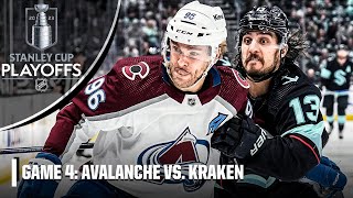 Colorado Avalanche vs. Seattle Kraken: First Round, Gm 4 | Full Game Highlights