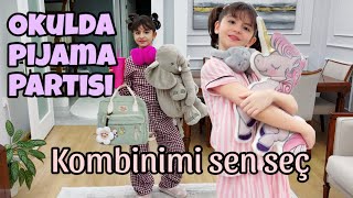 Okulda Pijama Partisi İçin Kombin Seçiyoruz