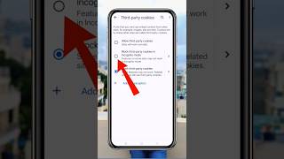 Set This Settings For Cookies In Google Chrome Browser #shorts​ #youtubeshorts​ #mobile​