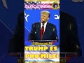 TRUMP SE RINDE ANTE MILEI Y LO ELOGIA COMO A NINGUNO EN CPAC - USA. #milei #trump #cpac #shorts #tv