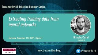 TrustML Seminar: Nicholas Carlini on \